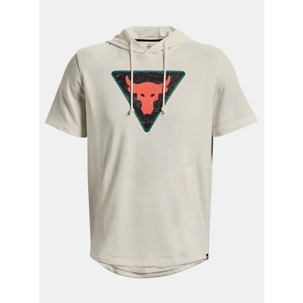 Under Armour Men's Project Rock Terry Short Sleeve Hoodie 1378019- NWT-‎ Men XL
